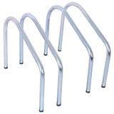 2 Bikes Floor Bike Stand Parking Rack 22 - 28" Wheel Max Tire Width 2.15" Galvanization - Fab Heavy Parts