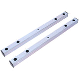 2 Bikes Floor Bike Stand Parking Rack 22 - 28" Wheel Max Tire Width 2.15" Galvanization - Fab Heavy Parts