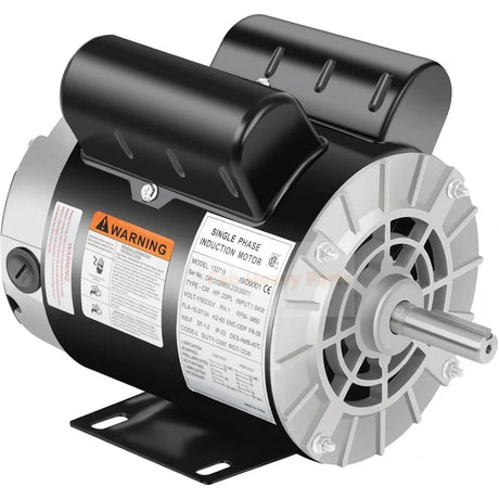 2 HP SPL Air Compressor Motor Single Phase 3450 RPM Electric Motor AC 115/230V 15/7.5A 56 Frame 5/8" Shaft Diameter Commercial - Duty CCW Rotation 1.88" Shaft Length for Air Compressors - Fab Heavy Parts