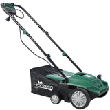 2 - in - 1 13Inch Electric Dethatcher Scarifier 12 Amp with Removable Collection Bag Extra Large 31.7QT - Fab Heavy Parts