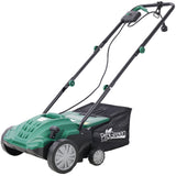 2 - in - 1 13Inch Electric Dethatcher Scarifier 12 Amp with Removable Collection Bag Extra Large 31.7QT - Fab Heavy Parts