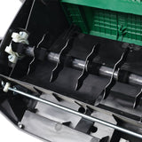 2 - in - 1 16Inch Electric Dethatcher Scarifier 15 Amp with Removable Collection Bag Extra Large 58QT - Fab Heavy Parts