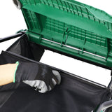 2 - in - 1 16Inch Electric Dethatcher Scarifier 15 Amp with Removable Collection Bag Extra Large 58QT - Fab Heavy Parts