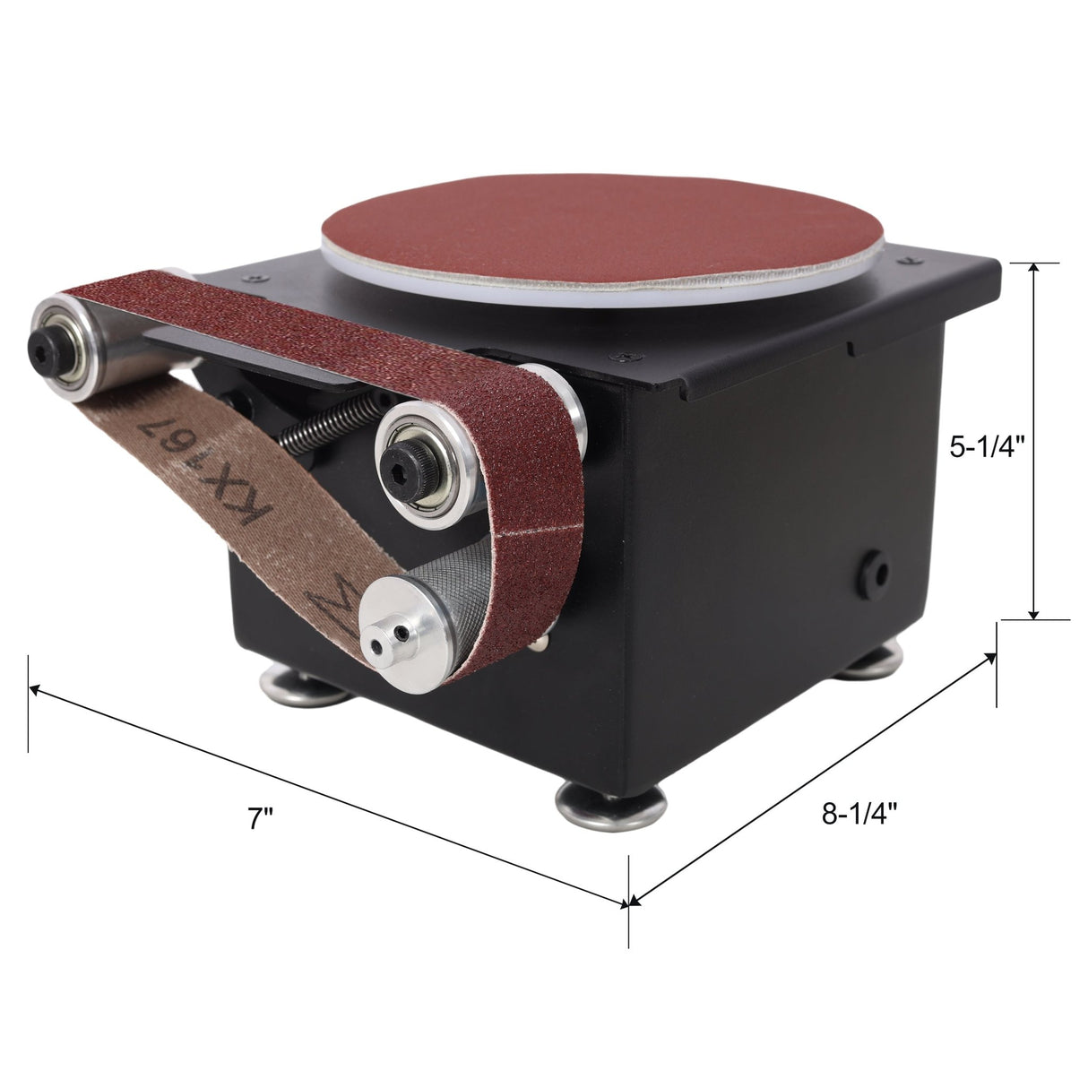 2 in 1 Mini Belt Disc Sander Bench Grinder Electric Adjustable Speed - Fab Heavy Parts