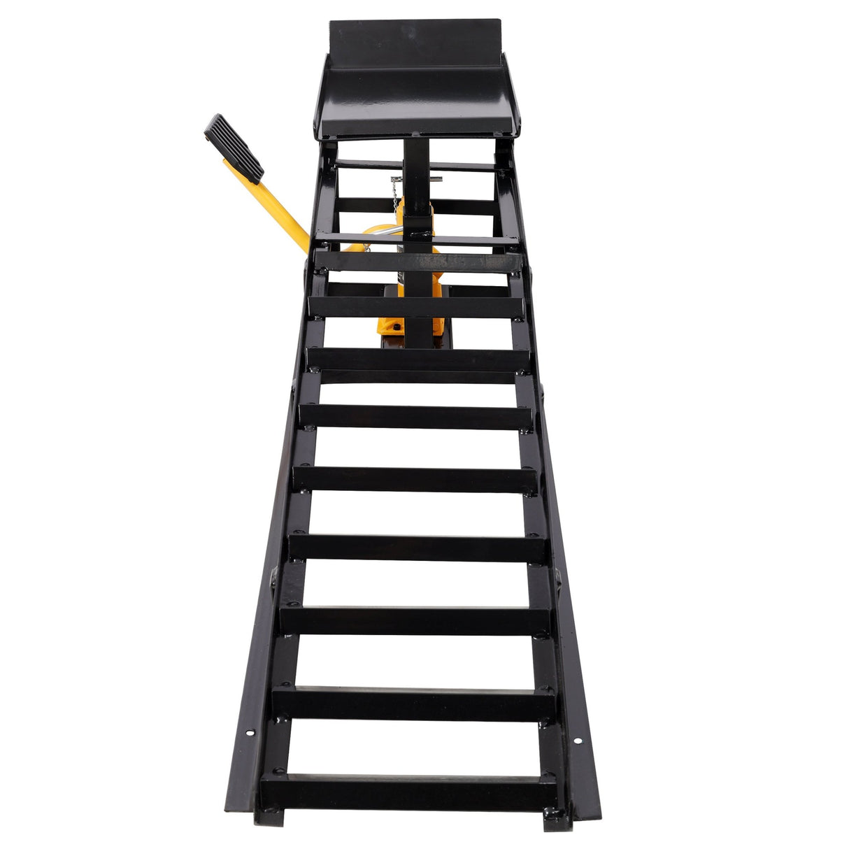 2 Pack 5 Ton Auto Car Truck Service Ramps Lifts with Pedal - Black - Fab Heavy Parts