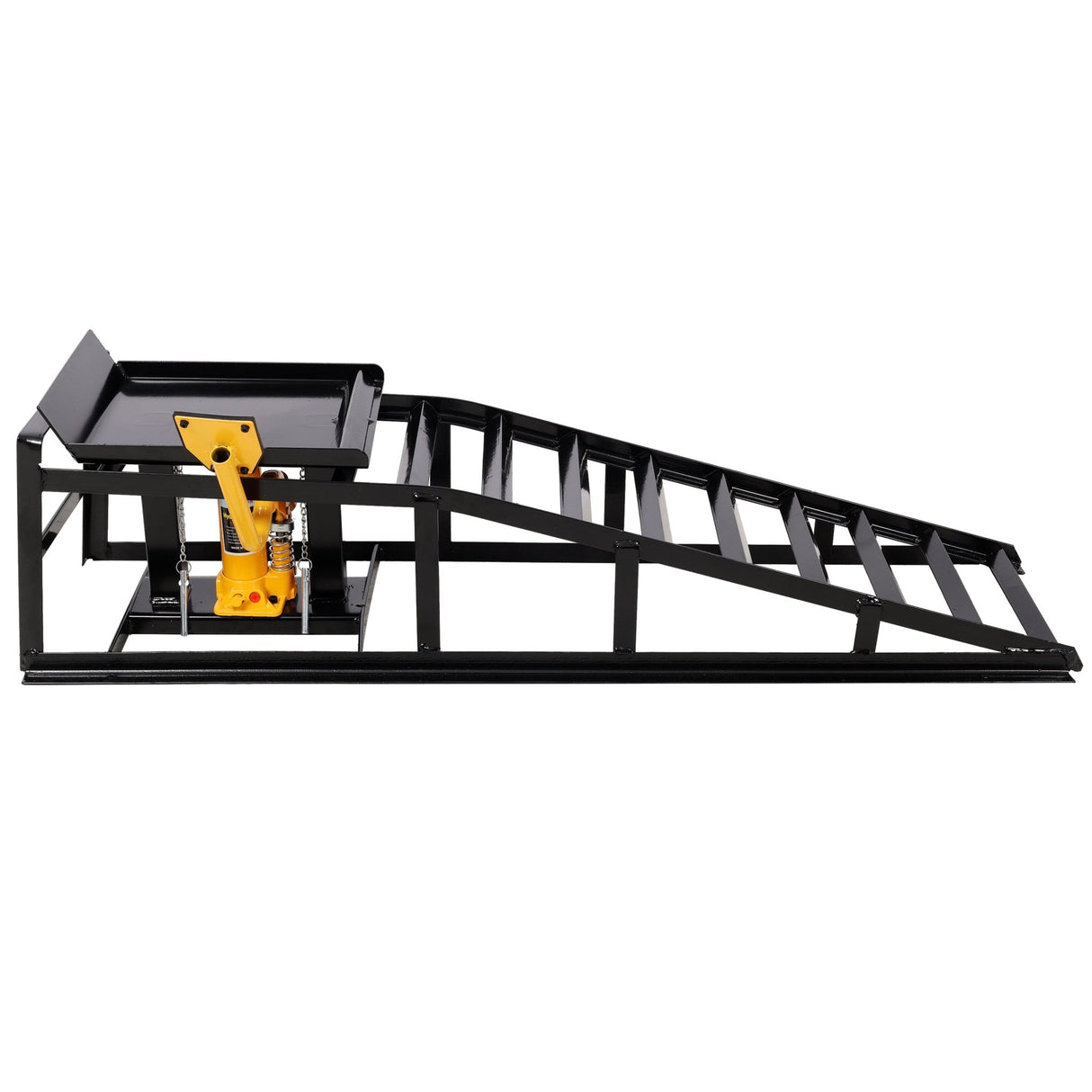 2 Pack 5 Ton Auto Car Truck Service Ramps Lifts with Pedal - Black - Fab Heavy Parts