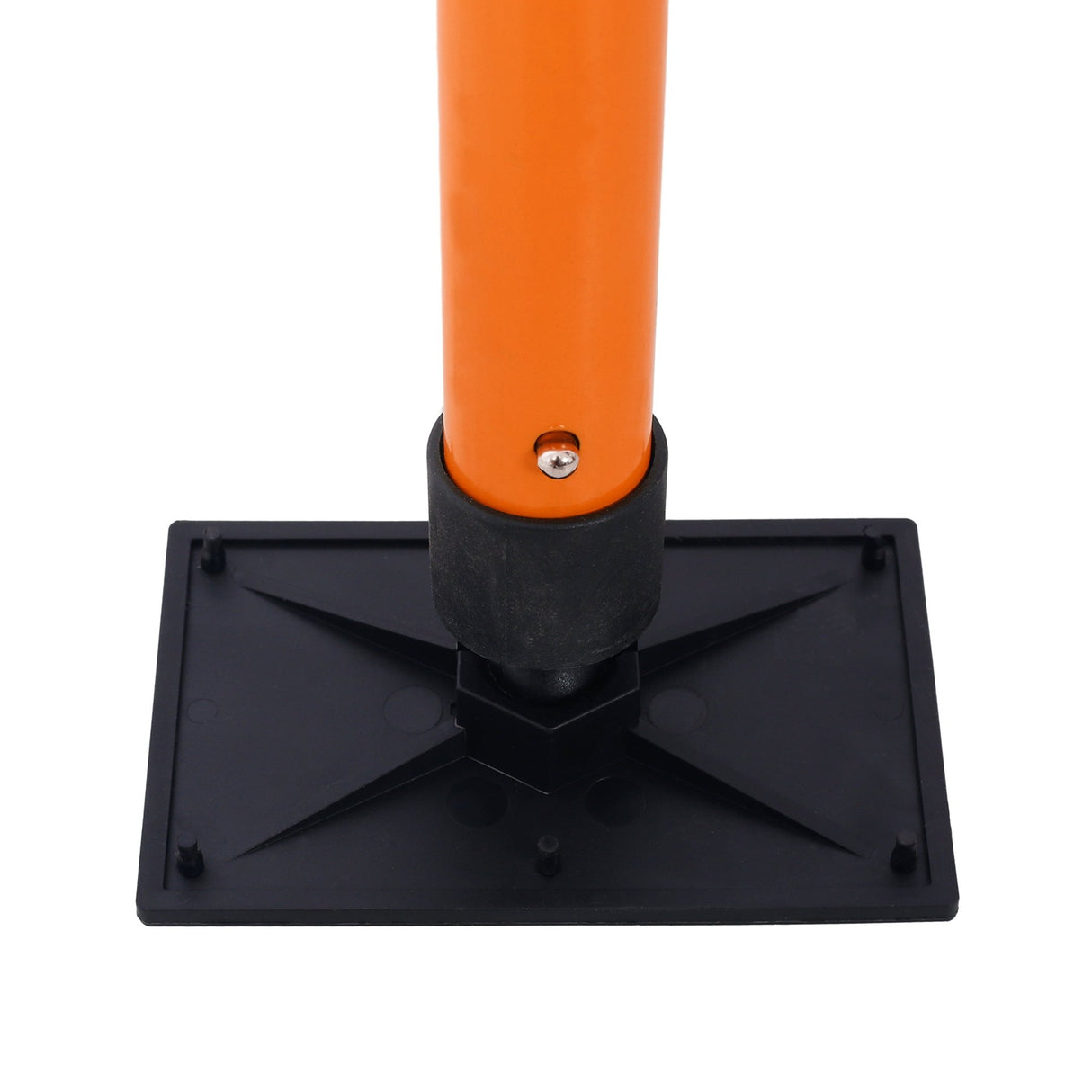 2 Pack Adjustable Support Pole Steel 3rd Hand System Rod for Jacks Cargo Bars Drywalls Cabinet Jacks for Installing Cabinets Extends from 45 to 114 Inch with Carrry Bag - Orange - Fab Heavy Parts