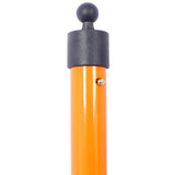 2 Pack Adjustable Support Pole Steel 3rd Hand System Rod for Jacks Cargo Bars Drywalls Cabinet Jacks for Installing Cabinets Extends from 45 to 114 Inch with Carrry Bag - Orange - Fab Heavy Parts