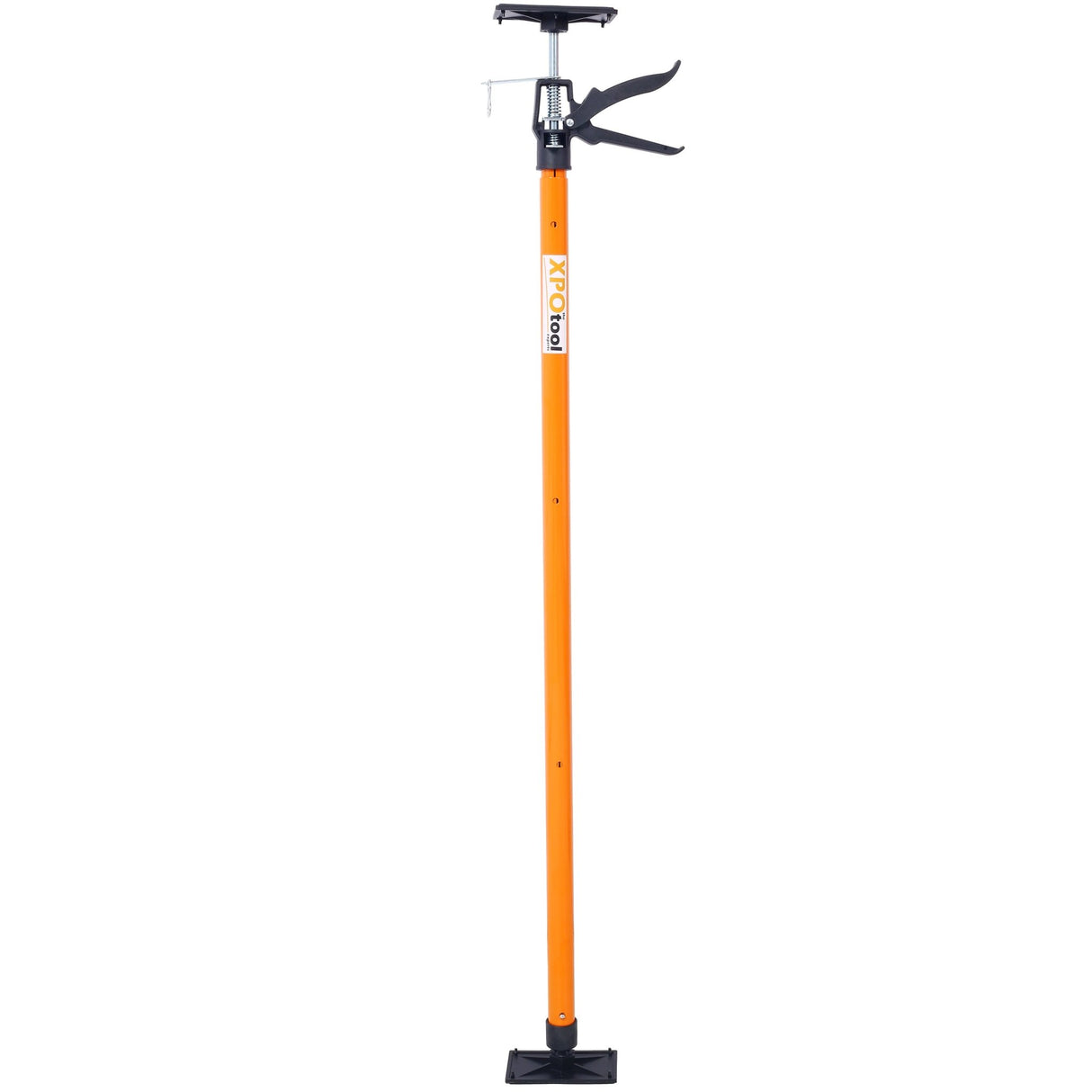 2 Pack Adjustable Support Pole Steel 3rd Hand System Rod for Jacks Cargo Bars Drywalls Cabinet Jacks for Installing Cabinets Extends from 45 to 114 Inch with Carrry Bag - Orange - Fab Heavy Parts
