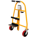2 Pack Heavy Duty Furniture and Crate Mover Industrial Machinery Mover - Yellow - Fab Heavy Parts