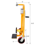 2 Pack Heavy Duty Furniture and Crate Mover Industrial Machinery Mover - Yellow - Fab Heavy Parts