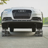 2 Pack Hydraulic Car Ramps 5T 11000lbs Low Profile Lift Service Truck Trailer Garage Height Vehicle - Gray - Fab Heavy Parts