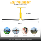 2 Pack Kayak Ceiling Storage Rack Overhead Garage Hanger Adjustable Heavy Duty Ceiling Mount Storage Rack - Fab Heavy Parts