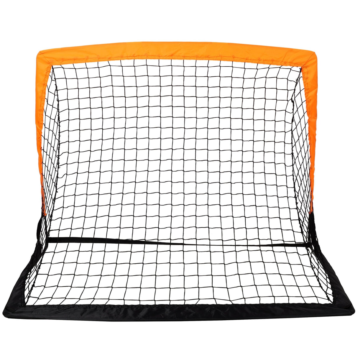 2 Pack Pop Up Soccer Goals Portable Soccer Nets for Backyard Games & Soccer Training - Orange - Fab Heavy Parts