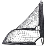 2 Pack Pop Up Soccer Goals Portable Soccer Nets for Kids Youth Adults Outdoor Soccer Goal Set - Black - Fab Heavy Parts