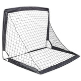 2 Pack Pop Up Soccer Goals Portable Soccer Nets for Kids Youth Adults Outdoor Soccer Goal Set - Black - Fab Heavy Parts