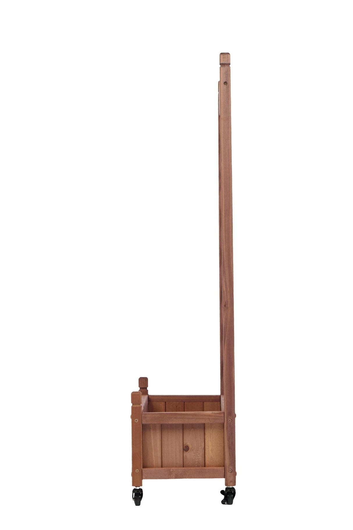 2 Pack Raised Garden Bed with Trellis Wooden Planter Box & Plant Stand with Climbing Racks - Fab Heavy Parts