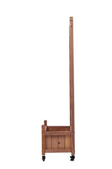 2 Pack Raised Garden Bed with Trellis Wooden Planter Box & Plant Stand with Climbing Racks - Fab Heavy Parts