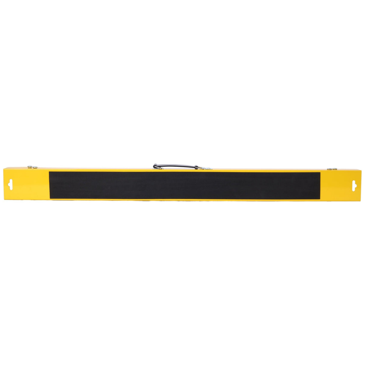 2 Pack Saw Horses Folding Portable Work with Fast Open Legs Convenient Handle Heavy Duty Steel Sawhorse Fully Assembled - Yellow+Black - Fab Heavy Parts