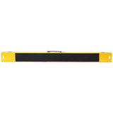 2 Pack Saw Horses Folding Portable Work with Fast Open Legs Convenient Handle Heavy Duty Steel Sawhorse Fully Assembled - Yellow+Black - Fab Heavy Parts