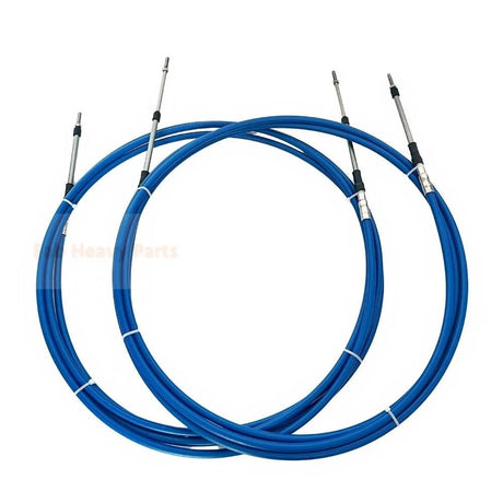 2 PCS 19FT Universal 3300/33C Throttle Cable Fits for Yamaha Marine Boat Control - Fab Heavy Parts