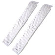 2 PCS 4FT Aluminum Shed Ramps Four Wheeler 880 Lbs Capacity - Silver - Fab Heavy Parts