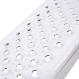 2 PCS 4FT Aluminum Shed Ramps Four Wheeler 880 Lbs Capacity - Silver - Fab Heavy Parts