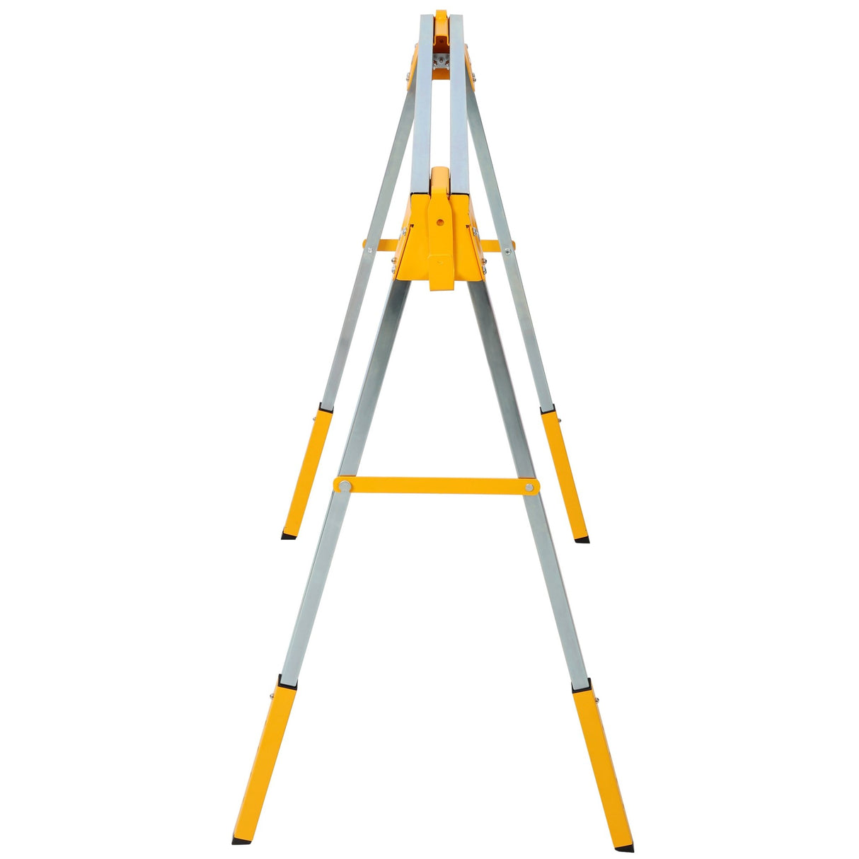 2 PCS Adjustable Height Sawhorse Folding Portable Steel Sawhorse for Garage Workshop Fully Assembled - Fab Heavy Parts