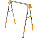 2 PCS Adjustable Height Sawhorse Folding Portable Steel Sawhorse for Garage Workshop Fully Assembled - Fab Heavy Parts