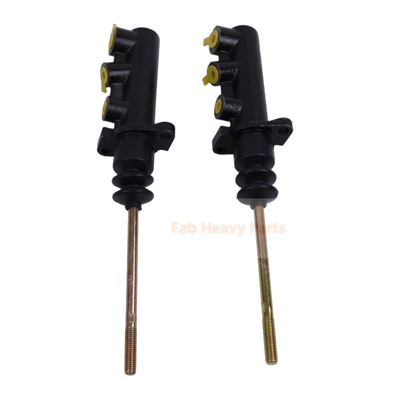 2 Pcs Brake Master Cylinder 15/920110 15/910800 for JCB Backhoe Loader 3CX 4C 4CN 4CX - Fab Heavy Parts