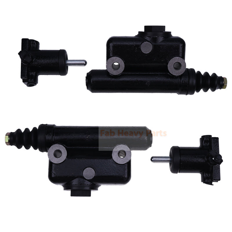 2 PCS Brake Master L25419 y 2 PCS Cilindro de esclavos A51976 G109413 para el caso 450B 480 480B 480D 580 580B