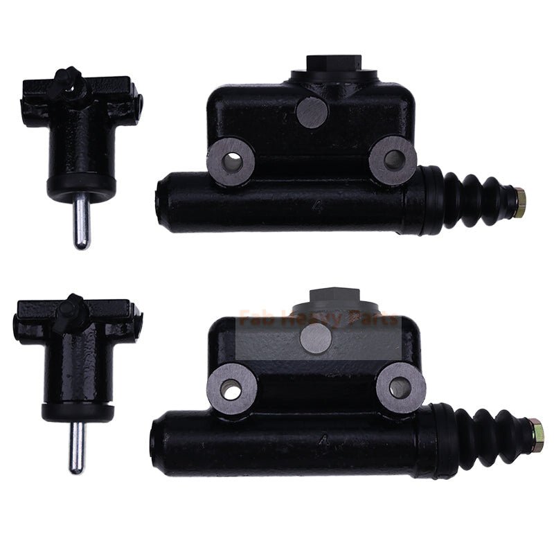 2 Pcs Brake Master L25419 & 2 Pcs Slave Cylinder A51976 G109413 for Case 450B 480 480B 480D 580 580B - Fab Heavy Parts