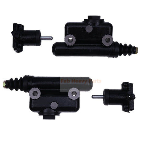 2 Pcs Brake Master L25419 & 2 Pcs Slave Cylinder A51976 G109413 for Case 450B 480 480B 480D 580 580B - Fab Heavy Parts