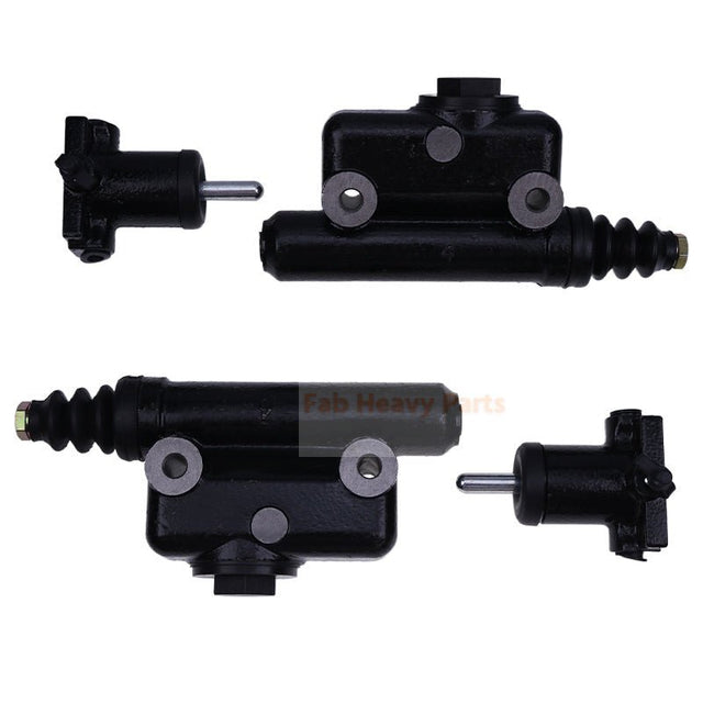 2 Pcs Brake Master L25419 & 2 Pcs Slave Cylinder A51976 G109413 for Case 450B 480 480B 480D 580 580B - Fab Heavy Parts