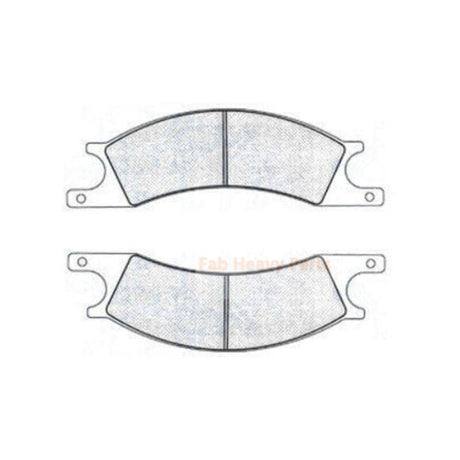 2 PCS Brake Pad 385 - 10 - 178472 for Komatsu Wheel Loader 530 530B 530 - 1 530B - 1 - Fab Heavy Parts