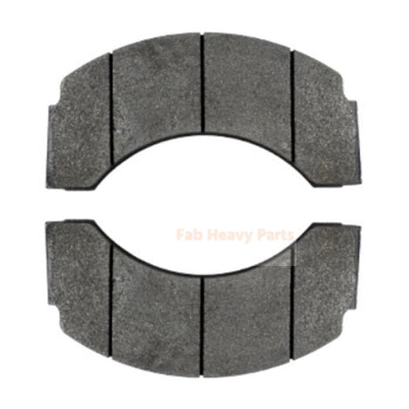 2 PCS Brake Pad AK1534 841415 4034556 for Clark Euclid Komatsu Volvo - Fab Heavy Parts