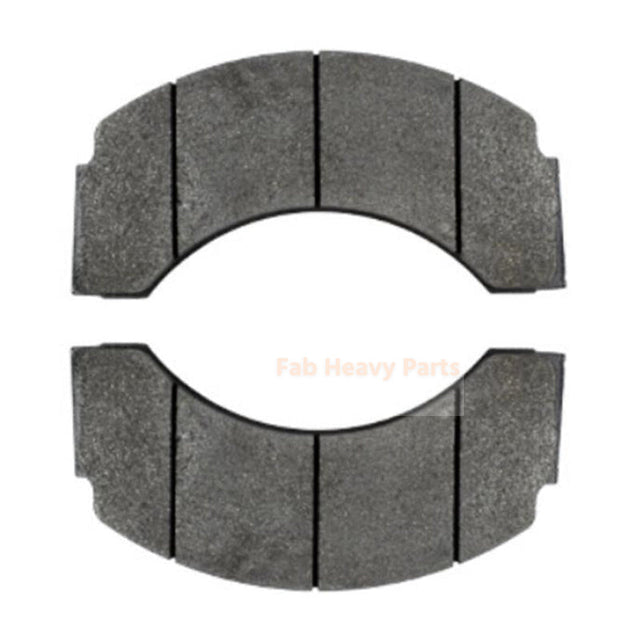 2 PCS Brake Pad AK1534 841415 4034556 for Clark Euclid Komatsu Volvo - Fab Heavy Parts