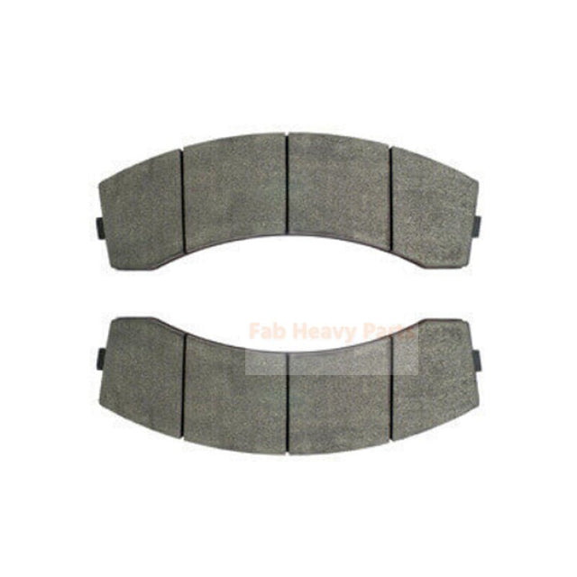 2 PCS Brake Pad AK1553 9058890 15501591 15266825 for Terex Truck TR100 - Fab Heavy Parts
