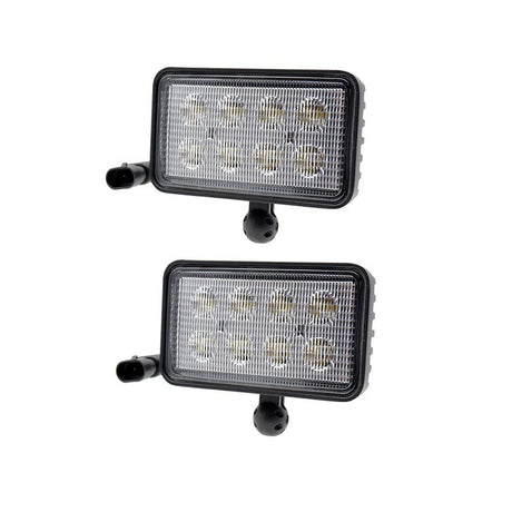 2 PCS Floodlamp RE154900 Fits for John Deere Engine 6081 6076 Tractor 8110 8210 8310 8410 8100 8200 8300 8400 - Fab Heavy Parts
