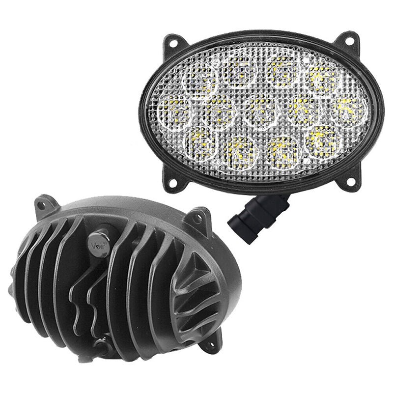 2 PCS Floodlamp RE180613 RE271574 Fits for John Deere Tractor 8120 8220 8320 8420 8530 9230 9330 9430 9620 - Fab Heavy Parts