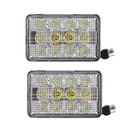 2 PCS LED Floodlight Spotlight AL75338 Fits for John Deere Tractor 5105 6110 6110L - Fab Heavy Parts