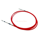 2 Pcs/set 9FT Universal 3300/33C Throttle Cable Fits for Yamaha/ Honda/ Suzuki Boat Control Red