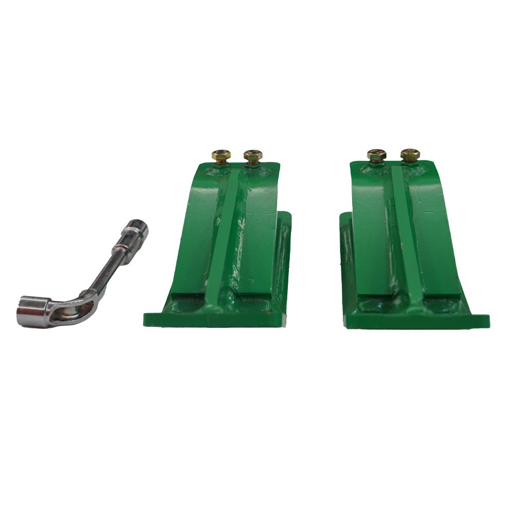 2 Pcs Tractor Bucket Protector Ski Edge Protector 11" Long Turf Tamer Skid Protector - Fab Heavy Parts
