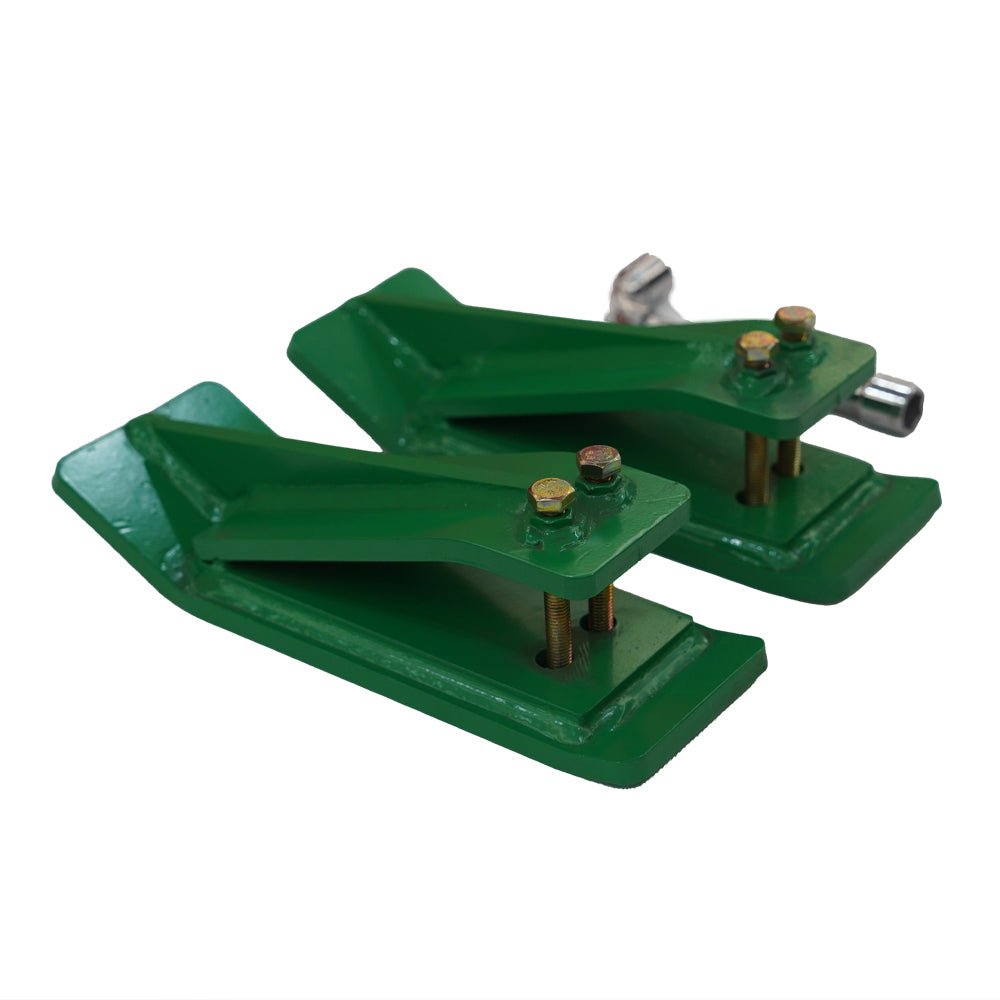 2 Pcs Tractor Bucket Protector Ski Edge Protector 11" Long Turf Tamer Skid Protector - Fab Heavy Parts