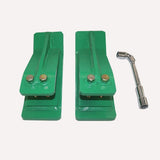 2 Pcs Tractor Bucket Protector Ski Edge Protector 11" Long Turf Tamer Skid Protector - Fab Heavy Parts