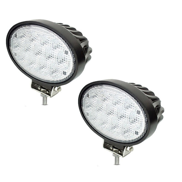 2 PCS Work Flood Light 87584890 for New Holland Loader B110C B95C B95CTC - Fab Heavy Parts
