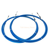 2 Pcs/set 12FT Universal 3300/33C Throttle Cable Fits for Yamaha Marine Boat Control - Fab Heavy Parts