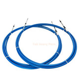 2 Pcs/set 18FT Universal 3300/33C Throttle Cable Fits for Yamaha Marine Boat Control - Fab Heavy Parts