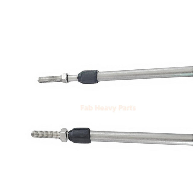 2 Pcs/set 7FT Universal 3300/33C Throttle Cable Fits for Yamaha Marine Boat Control - Fab Heavy Parts