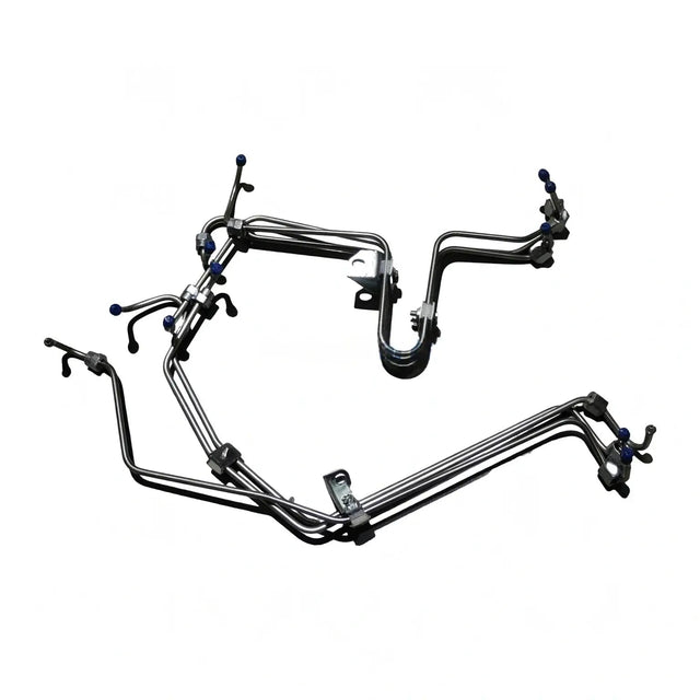2 Pieces Fuel Injector Supply Tube 3960464 3960465 for Cummins Engine 6B5.9 6BT - Fab Heavy Parts